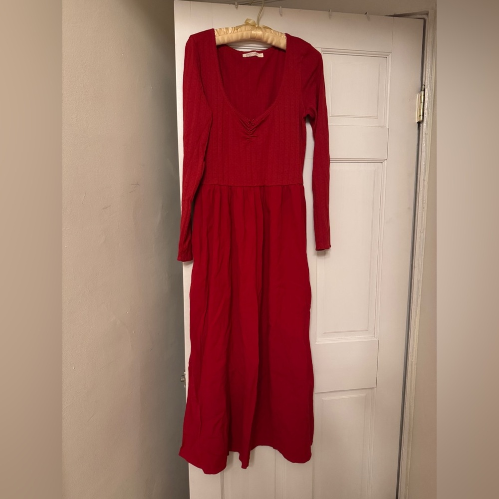 SOLD // Christy Dawn Ramona Dress in Crimson Size M - Picture 5 of 6
